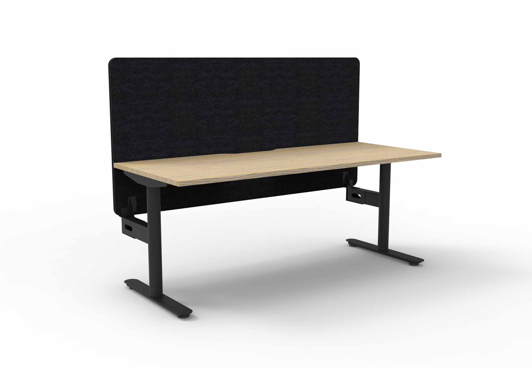 Halo Static Single Sided Workstation - with Eco Screen